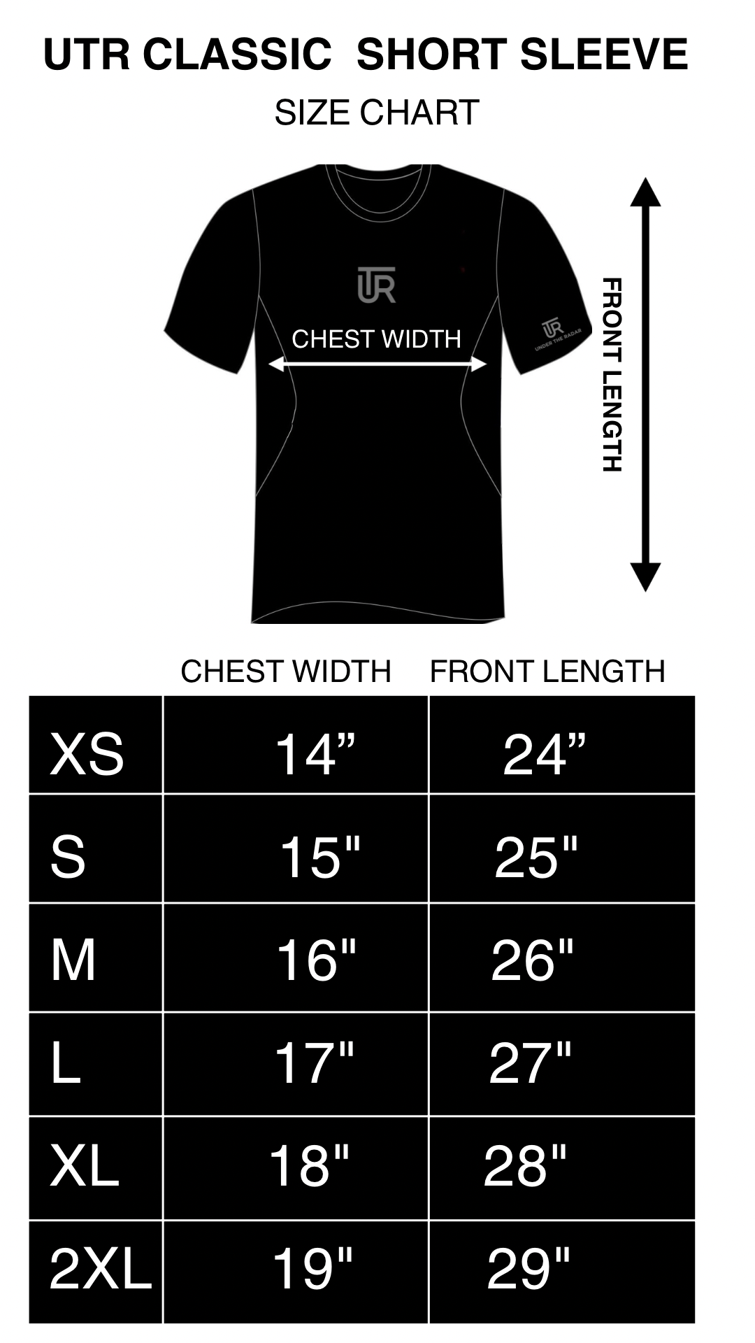 UTR Classic Short Sleeve- White